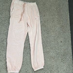 Size small pink champion sweatpants